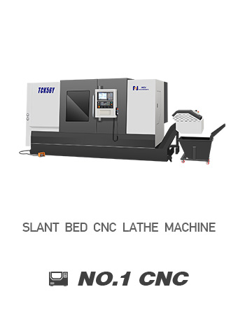 Eğimli Yatak CNC Torna Makinesi